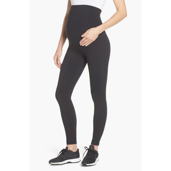 NEW $69 Zella [ Small ] Mamasana Live In Maternity Ankle Leggings in‎ Black - Picture 15 of 15